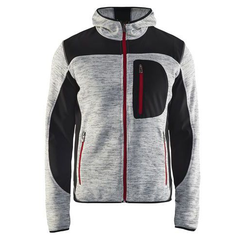 Blaklader Gebreid Jack Met Capuchon Blauw/zwart - Blåkläder