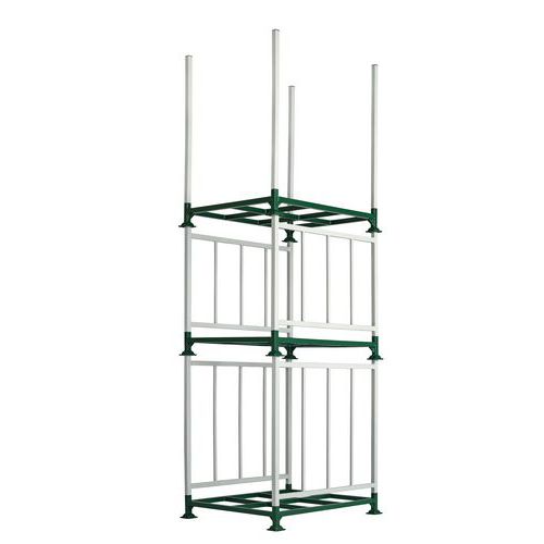 Jeu de 4 montants pour palette tubulaire Jeu de 4 montants pour palette tubulaire