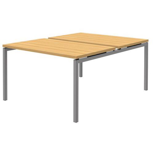 Recht bureau Open Bench - 2 werkplekken Recht bureau Open Bench - 2 werkplekken