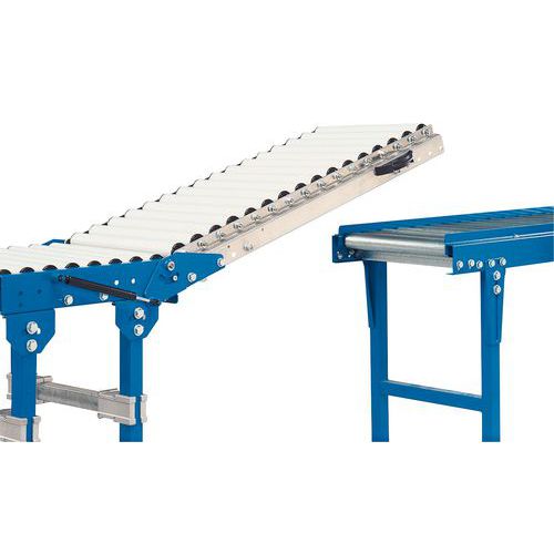 Opklapbaar deel rollenbaan met een lengte van 600 mm Opklapbaar deel rollenbaan met een lengte van 600 mm