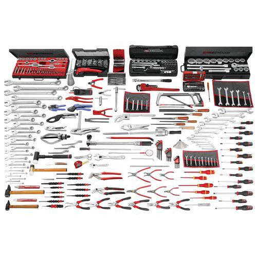 FACOM - Coffret Douilles 3/4 12 Pans Métriques - K.432E - Cliquet