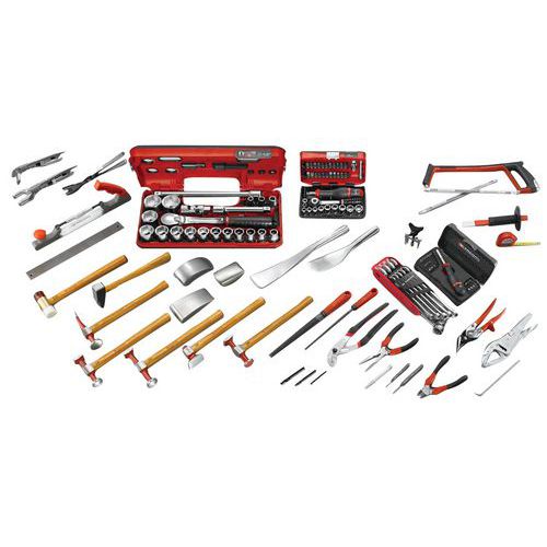 Sélection carrosserie de 135 outils Sélection carrosserie de 135 outils