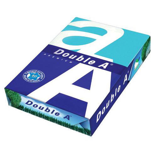 Papier Double A - A4 - 80 g/m² - Ramette de 500 feuilles 