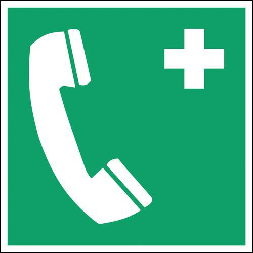 Noodbord - Noodtelefoon - Hard Noodbord - Noodtelefoon - Hard
