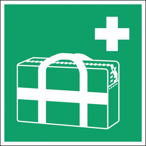 Panneau secours - Sac médical urgence - Rigide Panneau secours - Sac médical urgence - Rigide