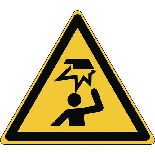 Panneau danger - Obstacle en hauteur - Rigide Panneau danger - Obstacle en hauteur - Rigide
