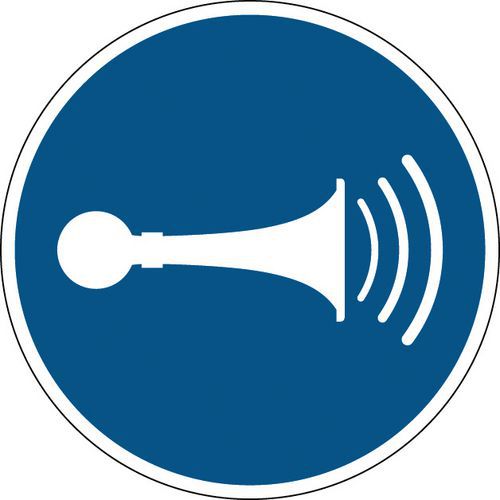Gebodsbord - Claxonneren - Hard Gebodsbord - Claxonneren - Hard