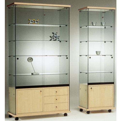 Voorkeur Deter Mediaan Vitrine Easy E5 - Avec armoire basse - Manutan.be