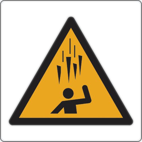 Panneau danger - Chute de glace - Aluminium Panneau danger - Chute de glace - Aluminium