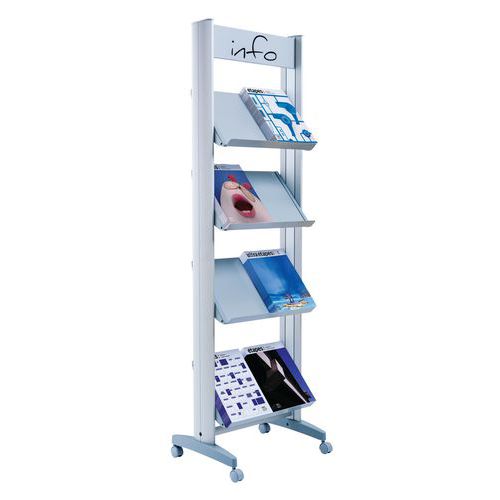 Mobiel folderwijk - aluminium - Paperflow Mobiel folderwijk - aluminium - Paperflow