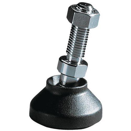 Pied réglable inox - Ø 60 mm - 1200 kg - Laiton Pied réglable inox - Ø 60 mm - 1200 kg - Laiton