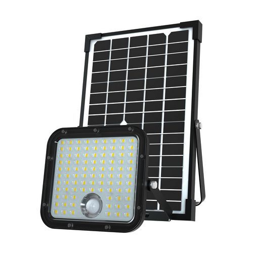 Projecteur LED solaire avec détecteur de mouvement + panneau Projecteur LED solaire avec détecteur de mouvement + panneau