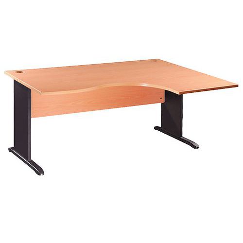 Bureau compact Office II - Piètement en L Bureau compact Office II - Piètement en L