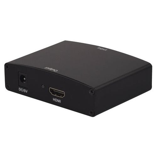 Eendelige converter VGA + audio (2XRCA) naar HDMI Eendelige converter VGA + audio (2XRCA) naar HDMI