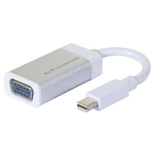 Convertisseur métal actif Mini DisplayPort 1.2 vers VGA Convertisseur métal actif Mini DisplayPort 1.2 vers VGA