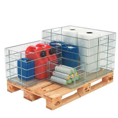 Bac gerbable en fil d'acier - Longueur 400 mm - 20 L - Sameto Technifil Bac gerbable en fil d'acier - Longueur 400 mm - 20 L - Sameto Technifil
