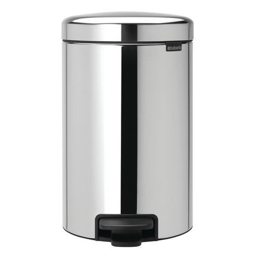 Afvalbak met pedaal NewIcon 12L met binnenemmer van metaal - Brabantia Afvalbak met pedaal NewIcon 12L met binnenemmer van metaal - Brabantia