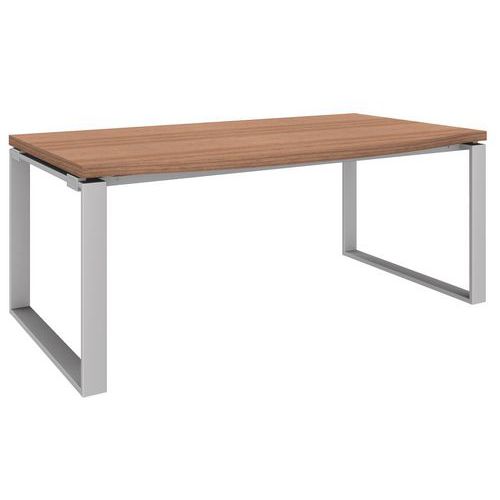 Bureau droit avec pied en cadre - Boston 2 Bureau droit avec pied en cadre - Boston 2