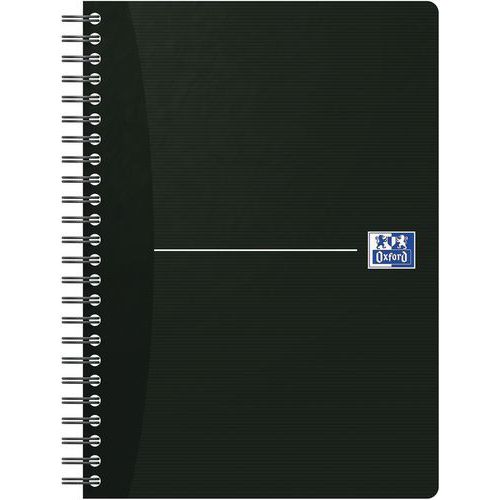 Spiraalschrift Office Integrale 148x210 180 p 90 g q5/5 zwart - Oxford