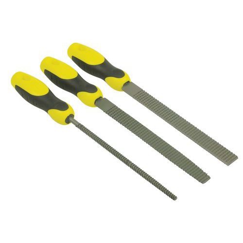 Jeu de 3 râpes grosse piqure - Stanley Jeu de 3 râpes grosse piqure - Stanley