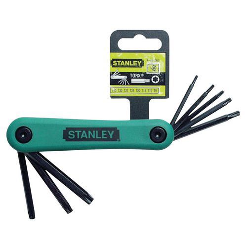 Jeu de 8 clés mâles Torx gamme pro - Stanley Jeu de 8 clés mâles Torx gamme pro - Stanley