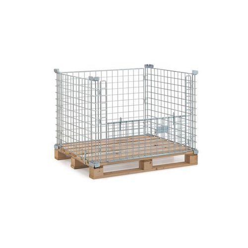 Pallet-uitbreiding met wand Pallet-uitbreiding met wand