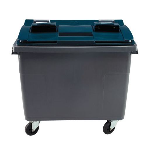 Mobiele container Plastic Omnium - speciaal deksel papier - 660 l Mobiele container Plastic Omnium - speciaal deksel papier - 660 l