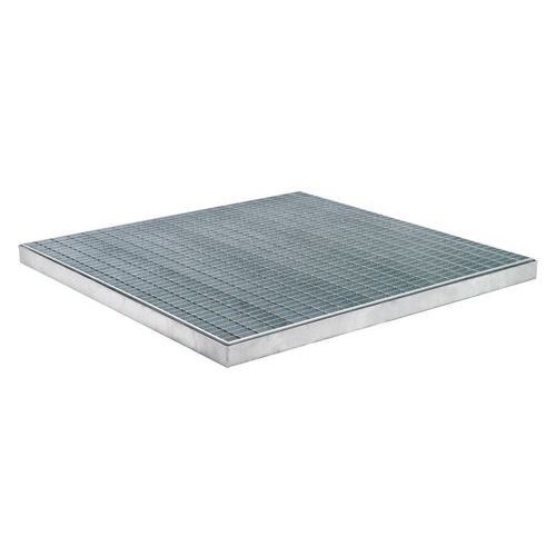 Plancher avec caillebotis - Capacité de rétention 70 L Plancher avec caillebotis - Capacité de rétention 70 L