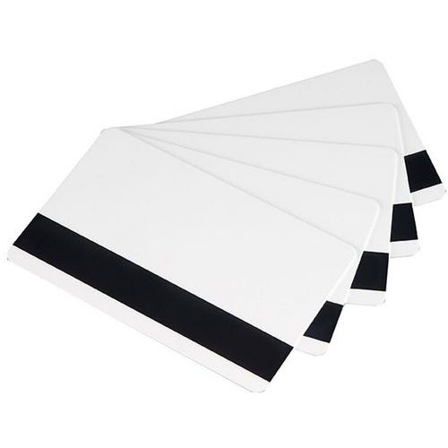 Carte PVC avec piste magnétique HiCo - Blanc - Paquet de 500 - Sogedex Carte PVC avec piste magnétique HiCo - Blanc - Paquet de 500 - Sogedex