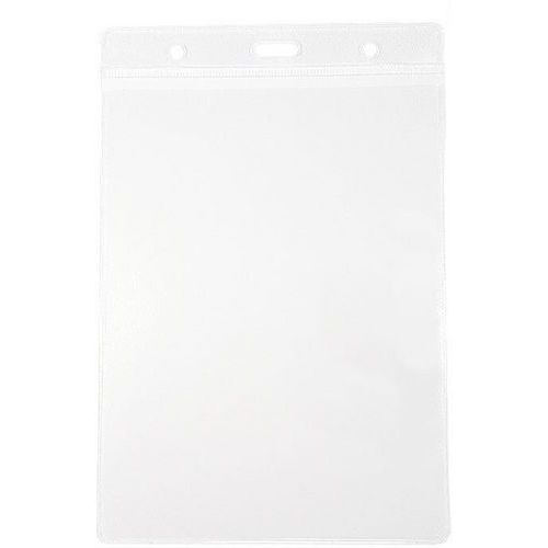 Badgehouder A6 flexibel transparant - set van 100 - Sogedex