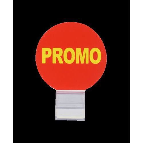 Macaron promo et support de fixation - Paquet de 25 - Sogedex Macaron promo et support de fixation - Paquet de 25 - Sogedex