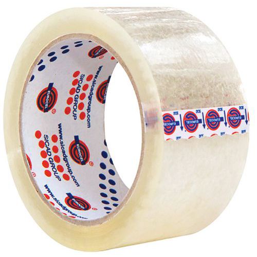 Geluidloos polypropyleentape Eco - Transparant Geluidloos polypropyleentape Eco - Transparant