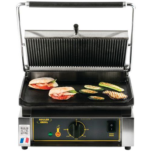 Grill panini plaques fonte roller-grill_Matfer Grill panini plaques fonte roller-grill_Matfer