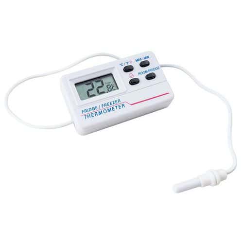 Thermomètre frigo à 2 sondes : Commandez sur Techni-Contact - Thermomètre  réfrigérateur double sonde