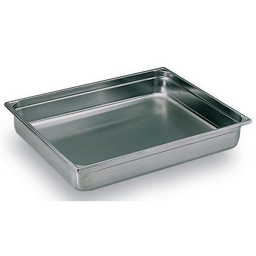 Plat de service inox GN2/1 rectangulaire