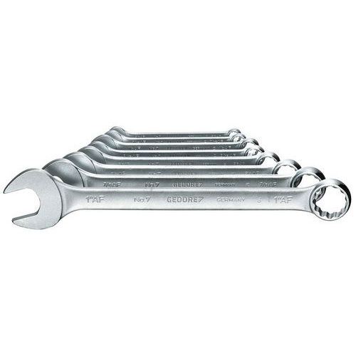Ringsteeksleutelset inch 7(ZW) - Gedore