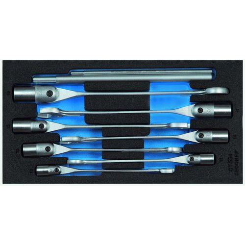 Steek-dopsleutelset in 1/3 Check-Tool-module 1500CT1-534 - Gedore Steek-dopsleutelset in 1/3 Check-Tool-module 1500CT1-534 - Gedore