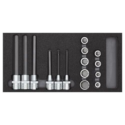 Dopsleutelschroevendraaier-set 1/2 15 delig R22150011 - GedoreRed Dopsleutelschroevendraaier-set 1/2 15 delig R22150011 - GedoreRed