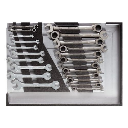 Gereedschapset ringratel-steeksleutel 22 delig R22350006 - GedoreRed Gereedschapset ringratel-steeksleutel 22 delig R22350006 - GedoreRed