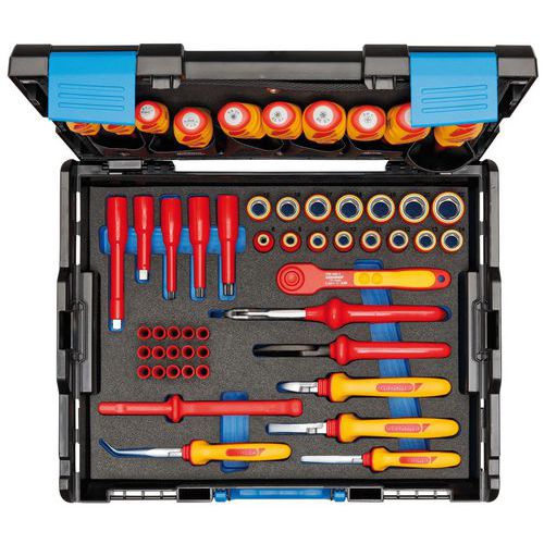 Coffret d'outils VDE Hybrid 53 pièces 1100-1094 - Gedore Coffret d'outils VDE Hybrid 53 pièces 1100-1094 - Gedore