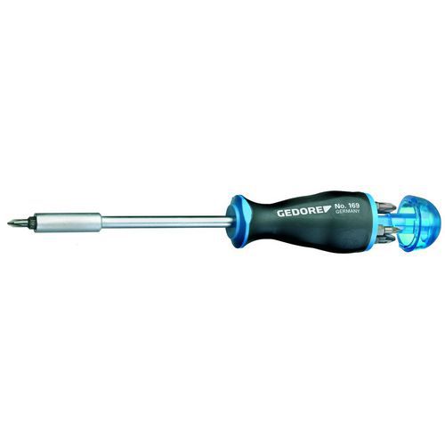 Tournevis avec embouts 1/4 en magasin 169 - Gedore Tournevis avec embouts 1/4 en magasin 169 - Gedore