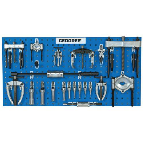 Set extracteurs internes et externes sur support mural 2.50 - Gedore Set extracteurs internes et externes sur support mural 2.50 - Gedore