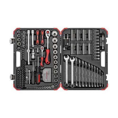 Jeu douilles 1/4 + 1/2 232 pièces R46003232 - GedoreRed Jeu douilles 1/4 + 1/2 232 pièces R46003232 - GedoreRed