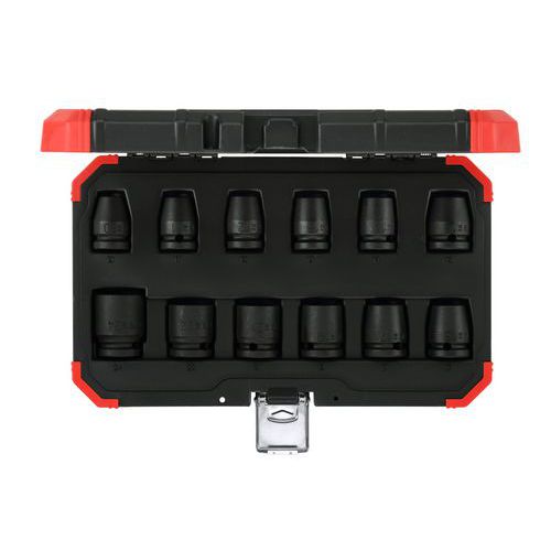 Jeu douilles impact 1/2 12 pièces R63003012 - GedoreRed Jeu douilles impact 1/2 12 pièces R63003012 - GedoreRed
