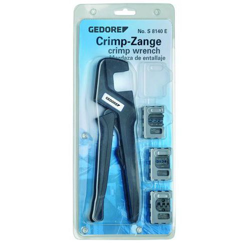 Pince à sertir set électricien 4 pièces S 8140 E - Gedore Pince à sertir set électricien 4 pièces S 8140 E - Gedore