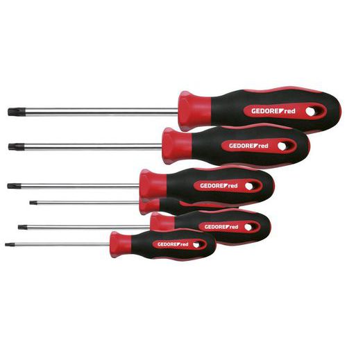 Schroevendraaierset Torx 6 delig R38402006 - GedoreRed Schroevendraaierset Torx 6 delig R38402006 - GedoreRed