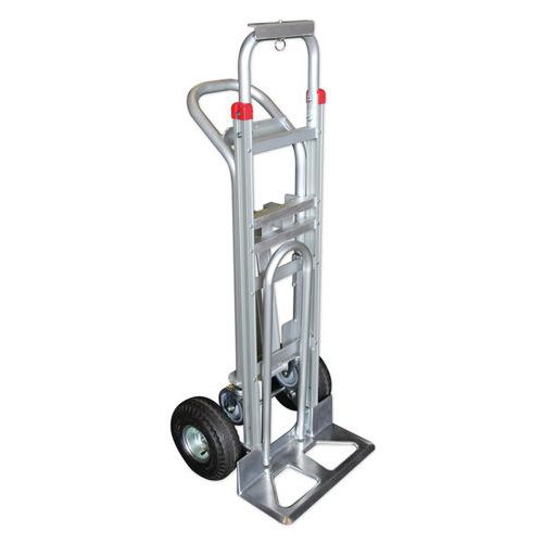 Steekwagen/plateauwagen 250 en 350 kg - 3 standen - Luchtbanden Steekwagen/plateauwagen 250 en 350 kg - 3 standen - Luchtbanden