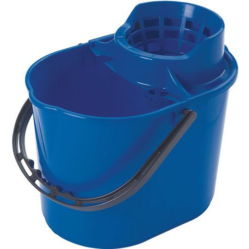 SEAU ALIMENTAIRE GRADUE BEC VERSEUR 12L BLEU