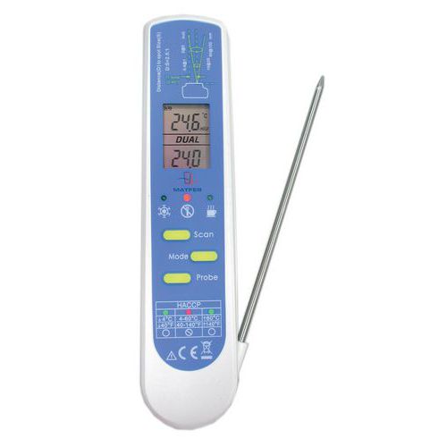 Thermometer Infrarood “DUO” met sonde Thermometer Infrarood “DUO” met sonde