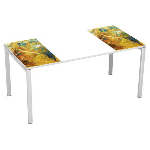 Bureau droit Easy Office Largeur 160 cm - Manutan Expert